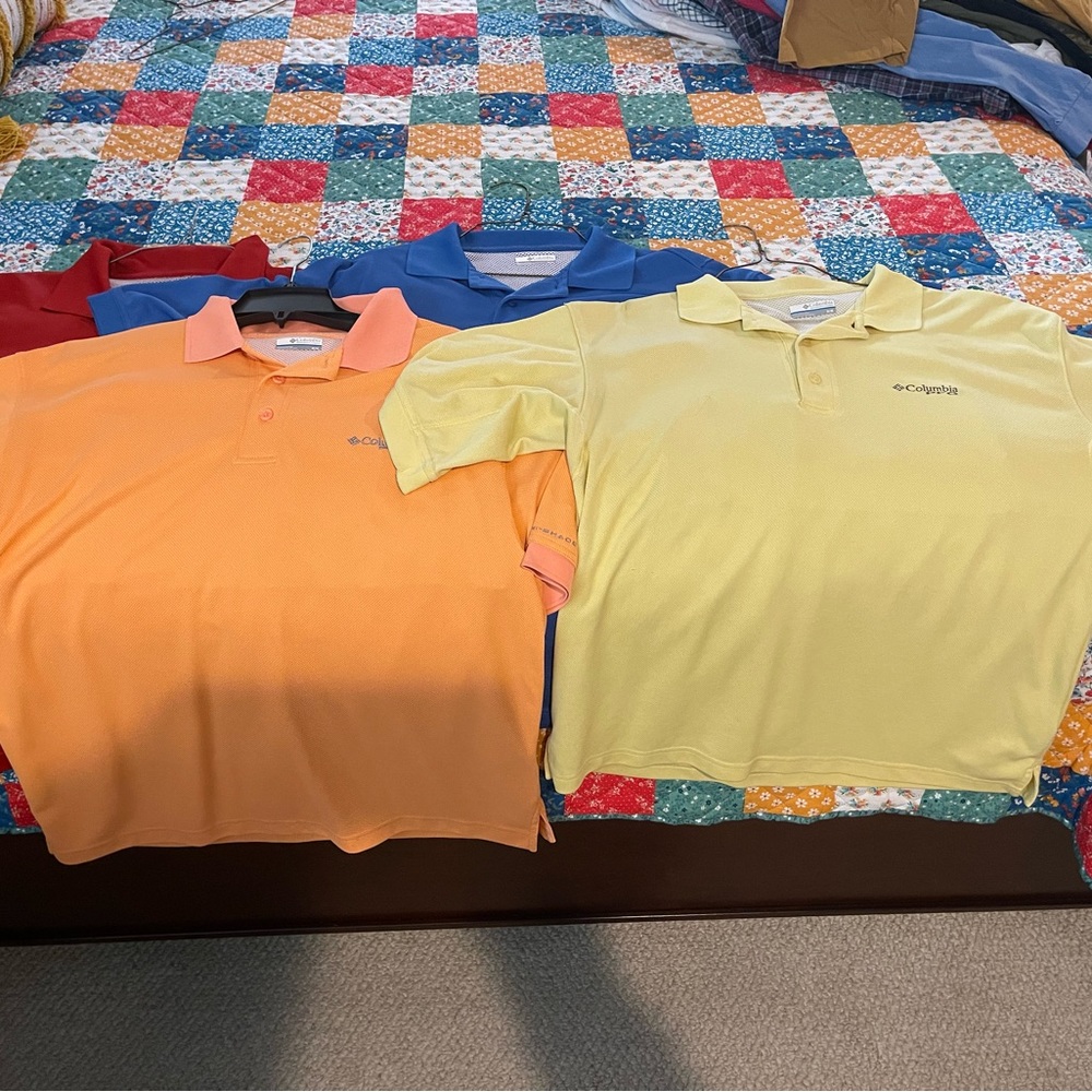 Mens Columbia Polo Bundle!!